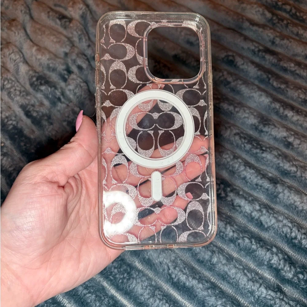 Coach iPhone 15 pro max case